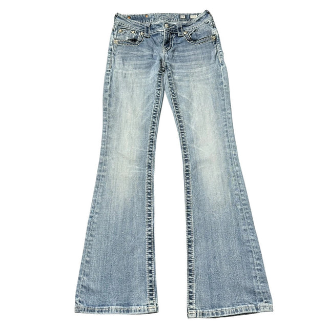 Miss me flared/bootcut low waist women designer jeans(w25)