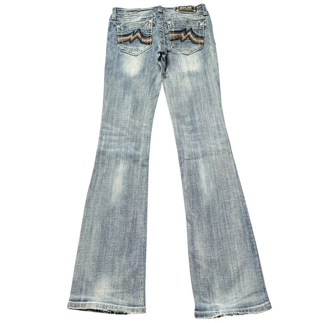 Miss me flared/bootcut low waist women designer jeans(w28)