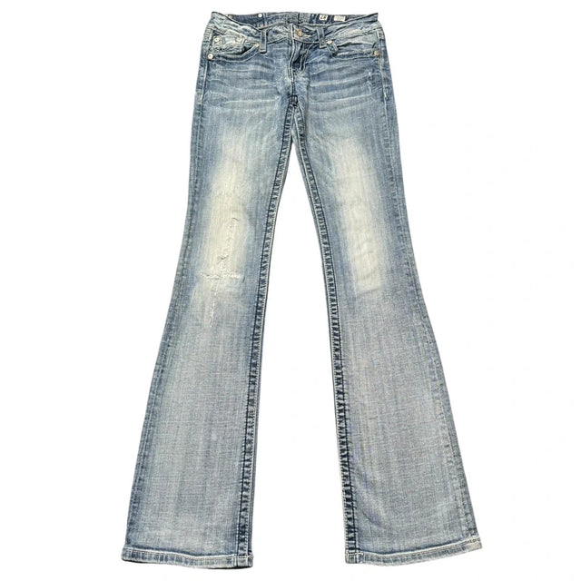 Miss me flared/bootcut low waist women designer jeans(w28)