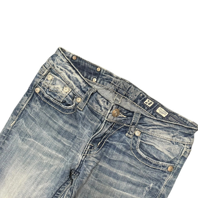 Miss me flared/bootcut low waist women designer jeans(w28)