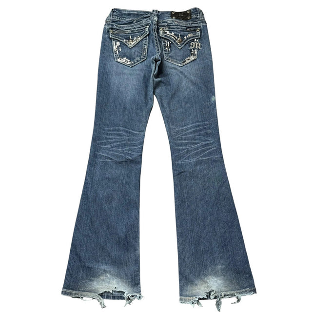 Miss me flared/Bootcut low waist women designer jeans(w27)