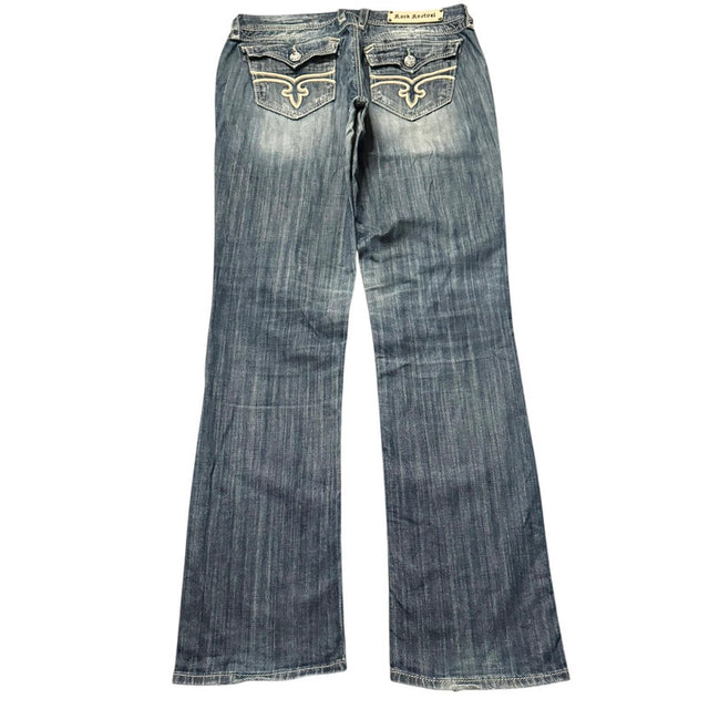 Rock Revival Straight leg low waist women designer jeans(w31)