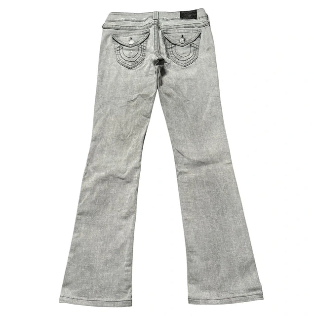 True Religion bootcut low waist women designer jeans(w27)