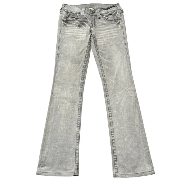 True Religion bootcut low waist women designer jeans(w27)