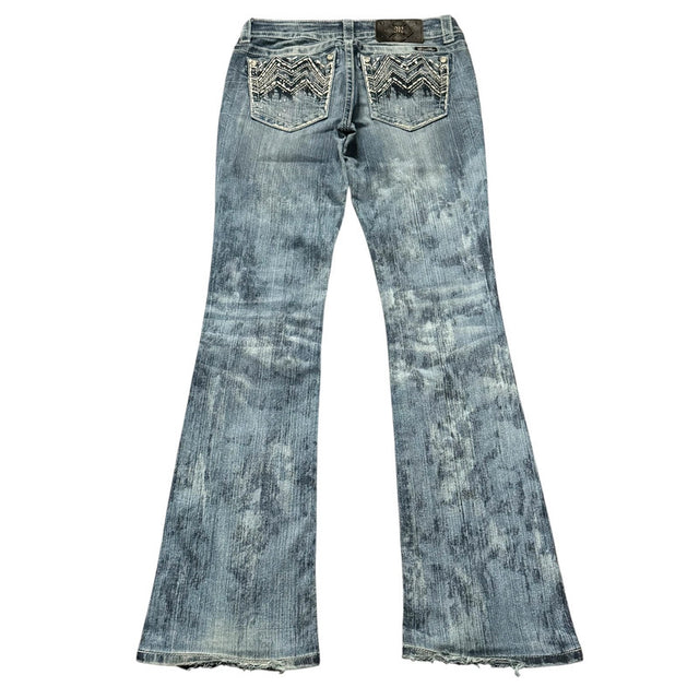 Miss me flared/bootcut low waist women designer jeans(w28)