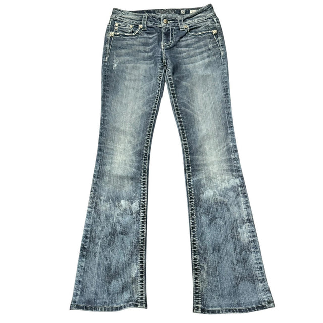 Miss me flared/bootcut low waist women designer jeans(w28)