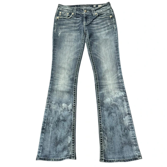 Miss me flared/bootcut low waist women designer jeans(w28)