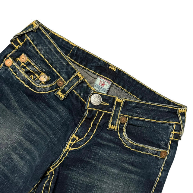 True Religion bootcut low waist women designer jeans(w28)