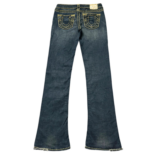 True Religion bootcut low waist women designer jeans(w28)