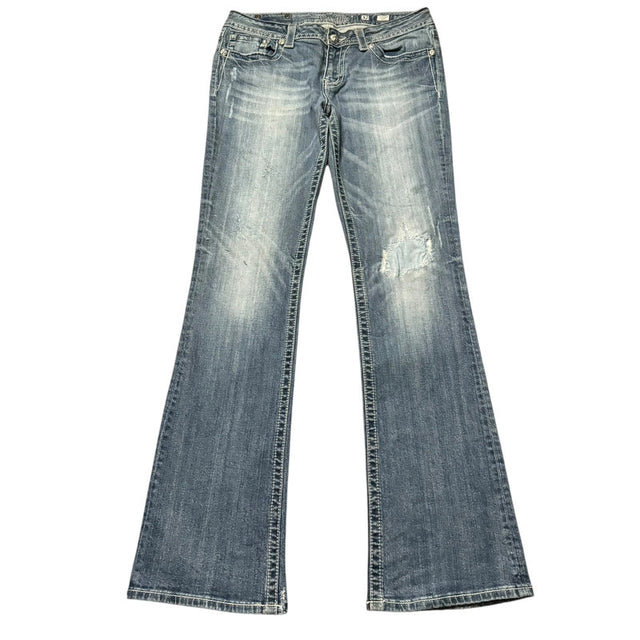 Miss me flared/bootcut low waist women designer jeans(w32)