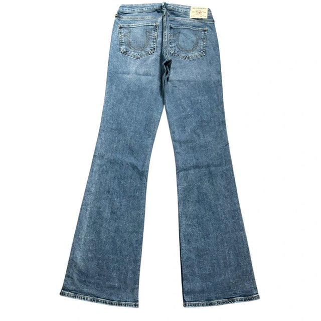 True Religion flared/bootcut low waist women designer jeans(w28)