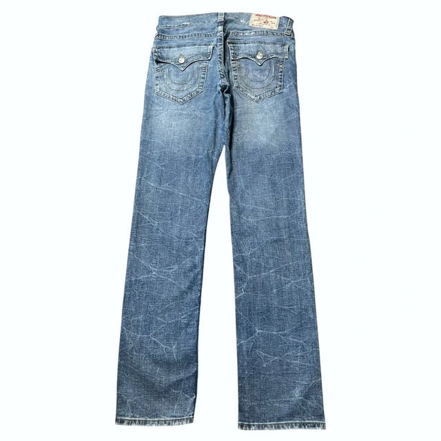 True Religion slim mid waist women designer jeans(w33)