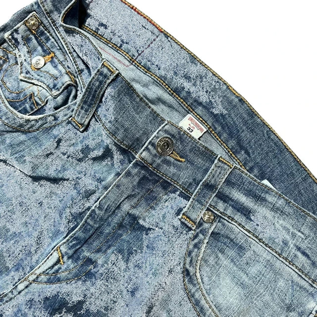 True Religion slim mid waist women designer jeans(w33)