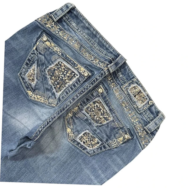 Miss me straight leg women designer jeans(w28)