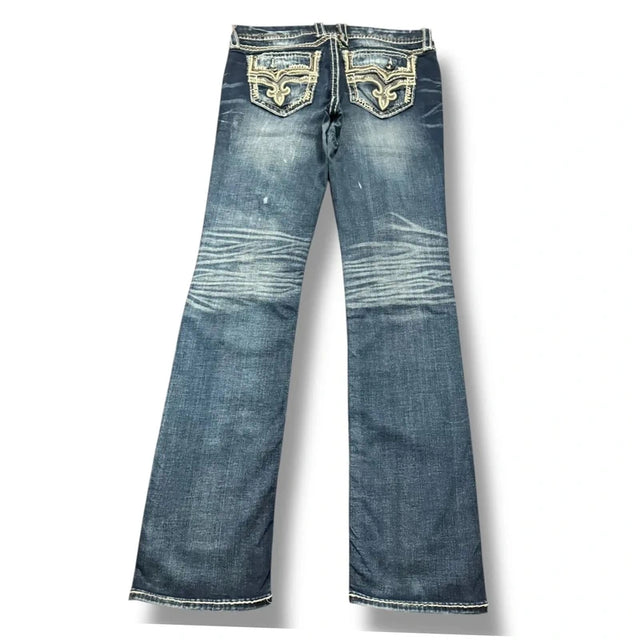 Rock Revival Straight leg low waist women designer jeans(w30)