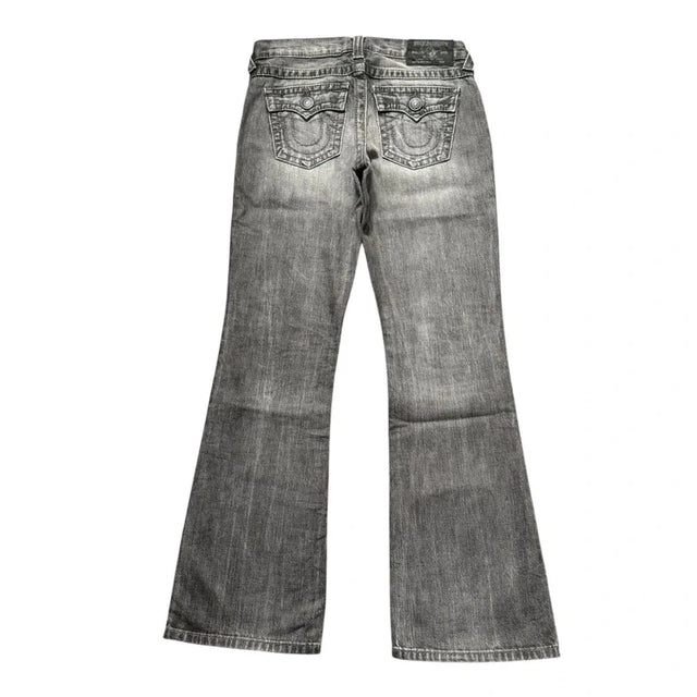 True Religion flared/bootcut low waist women designer jeans(w23)