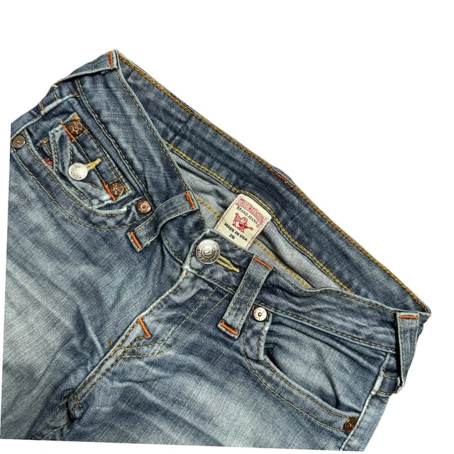 True Religion Straight leg low waist women designer jeans(w26)