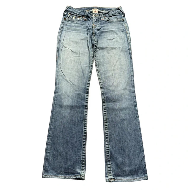 True Religion Straight leg low waist women designer jeans(w26)