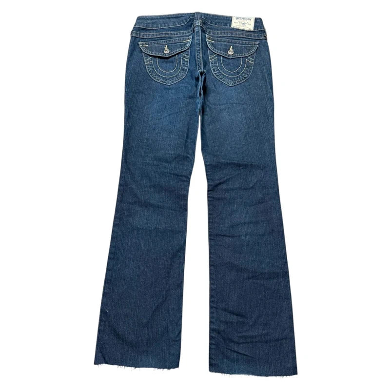 True Religion straight leg low waist womens designer Jeans