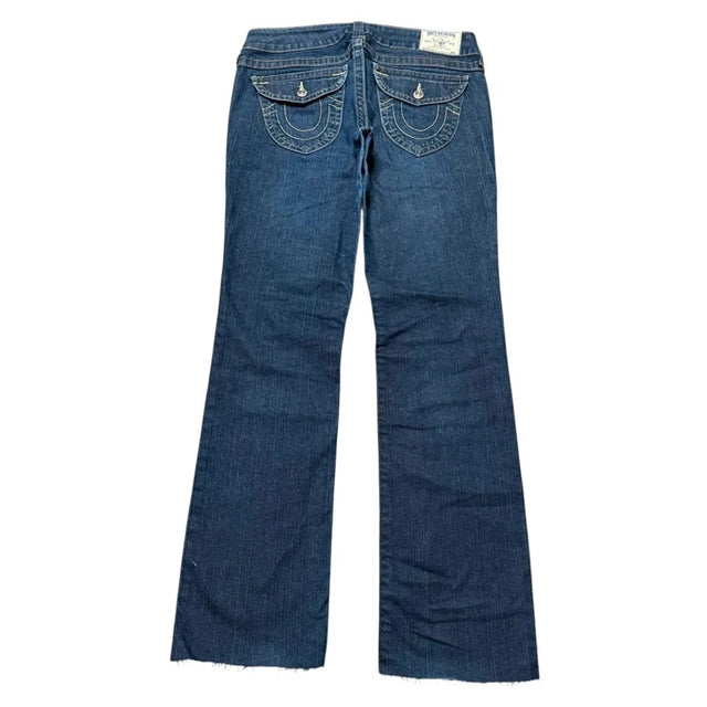 True Religion straight leg low waist womens designer Jeans (w32)