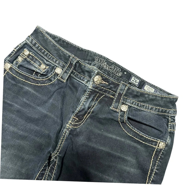 Miss me low waist women designer skinny jeans(w26)