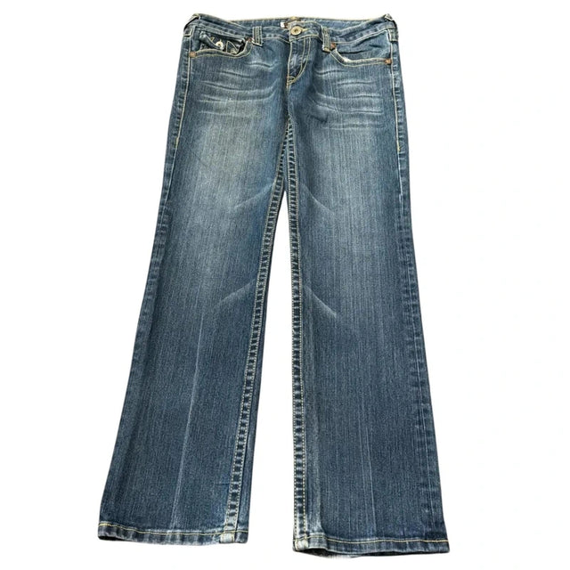 True Religion Limited Edition straight leg unisex designer jeans(w32)