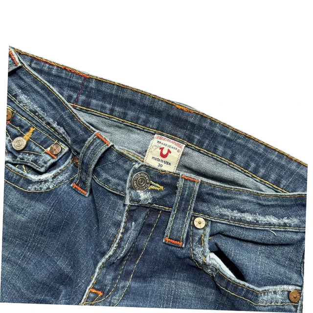 True Religion flared/bootcut low waist women designer jeans(w30)