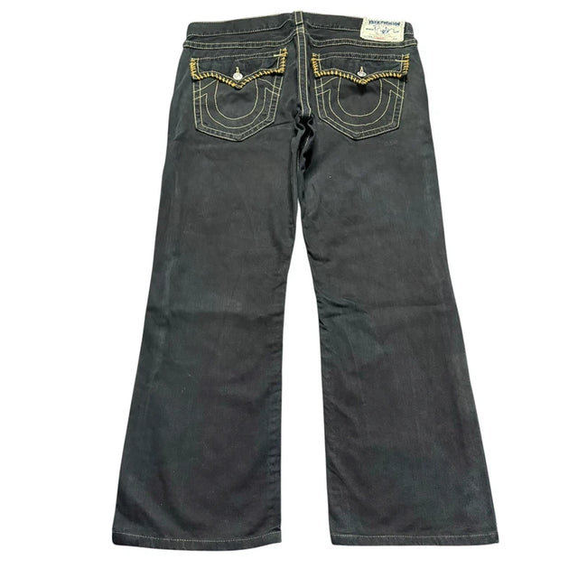 True Religion baggy/straight leg unisex designer Jeans(w38)