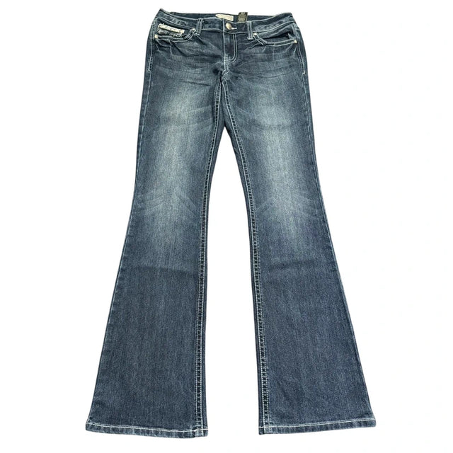 Miss me Style low waist flared/bootcut low waist women designer Jeans(w28)