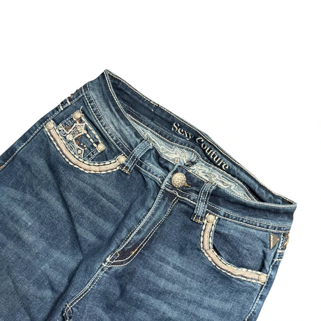 Miss me Style low waist flared/bootcut low waist women designer Jeans(w27)