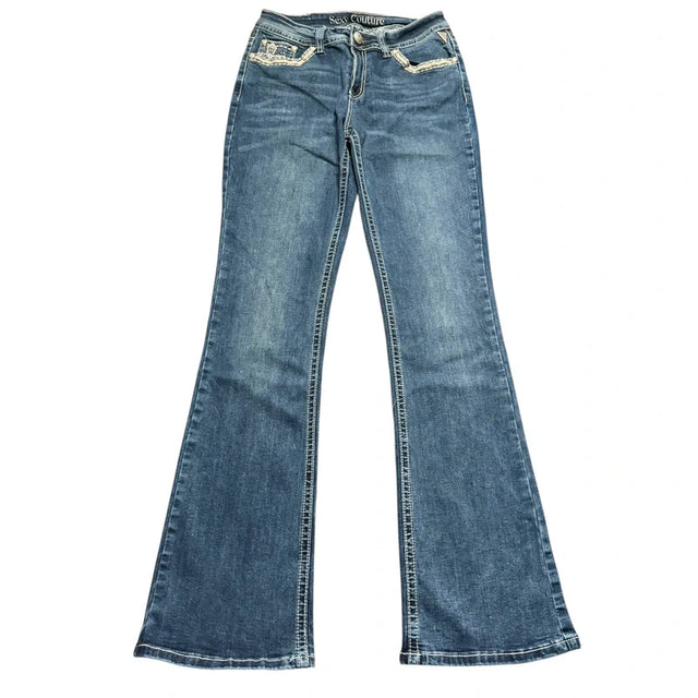 Miss me Style low waist flared/bootcut low waist women designer Jeans(w27)