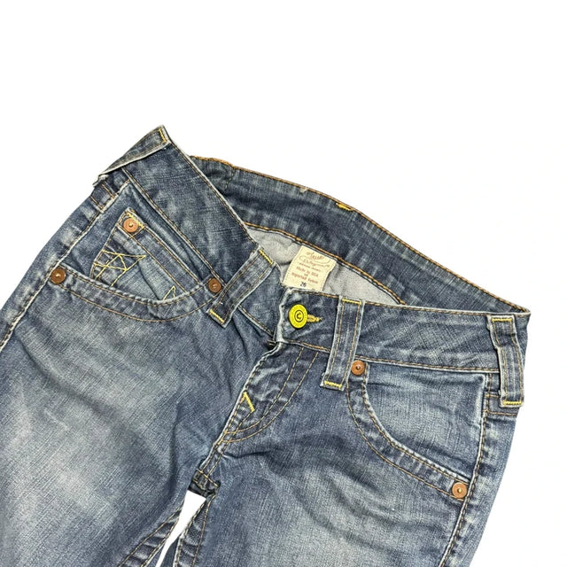 True Religion straight leg low waist women designer Jeans(w26)