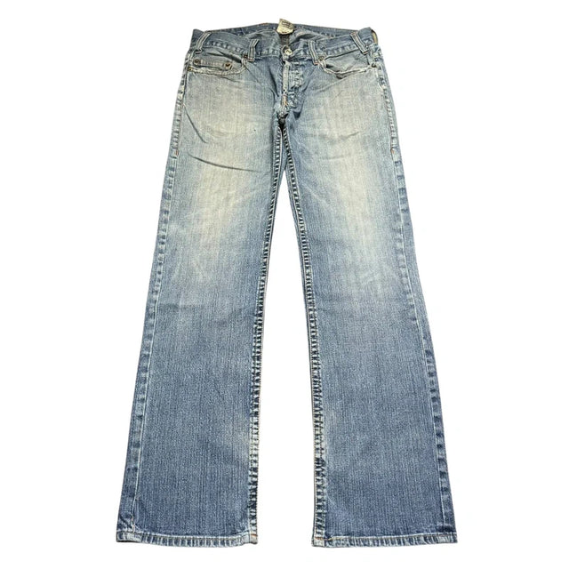 True Religion straight leg unisex designer Jeans(w31)