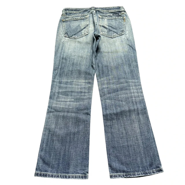 Miss me straight leg low waist women designer Jeans(w27)