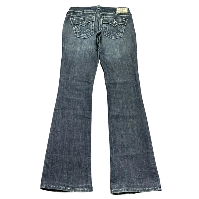 True Religion bootcut low waist women designer Jeans(w27)