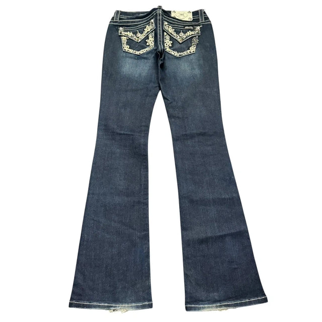 Miss me flared/bootcut low waist women designer Jeans(w27)