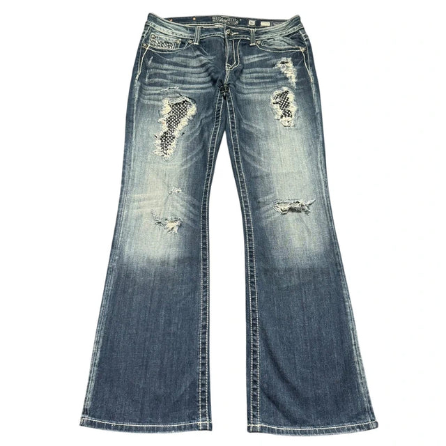 Miss me flared/bootcut women designer jeans(w30)
