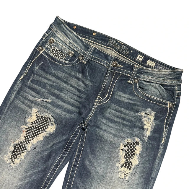 Miss me flared/bootcut women designer jeans(w30)