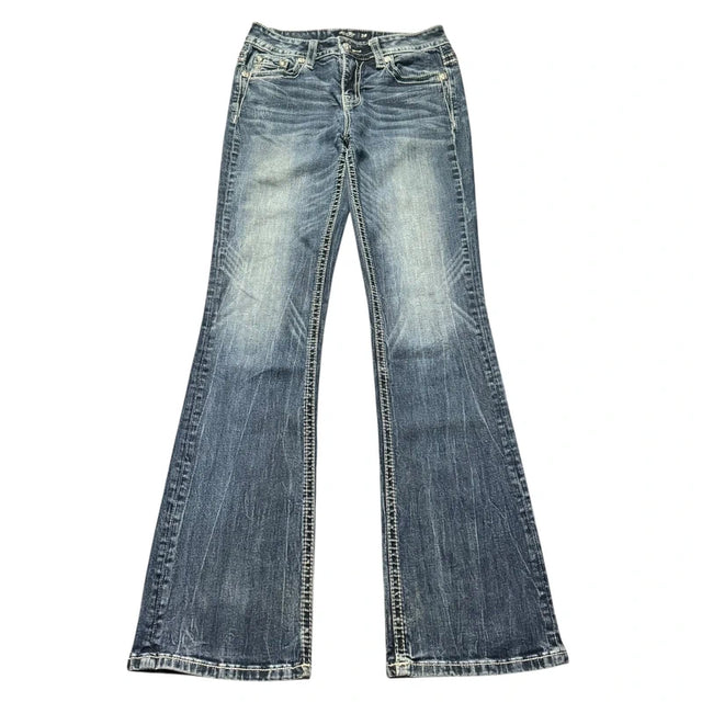 Miss me flared/bootcut low waist women designer Jeans(w28)