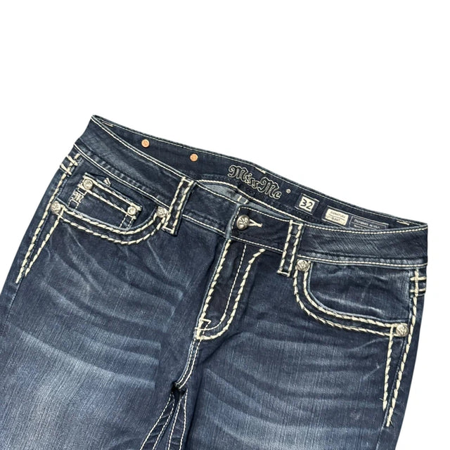Miss me flared/bootcut low waist Women Designer Jeans(w32)
