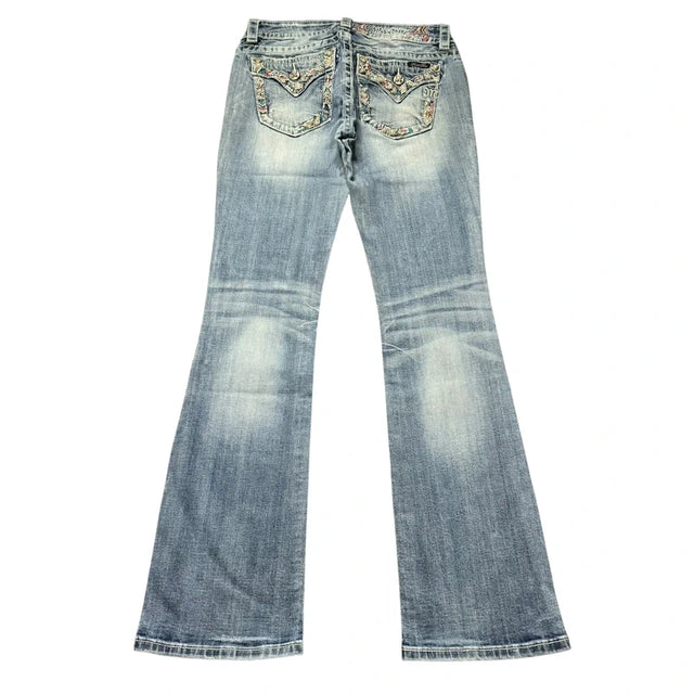 Miss me flared/bootcut low waist Women Designer jeans(w28)