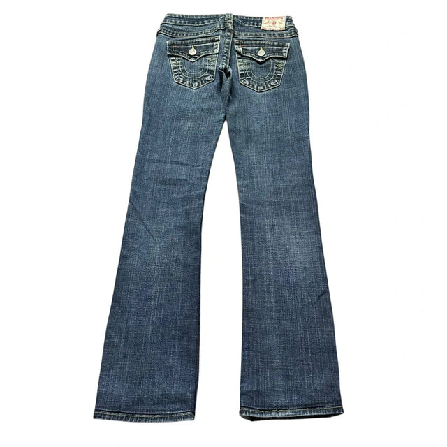 True Religion straight leg low waist Women Designer jeans(w25)