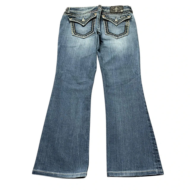 Miss me flared/bootcut low waist Women Designer jeans(w30)