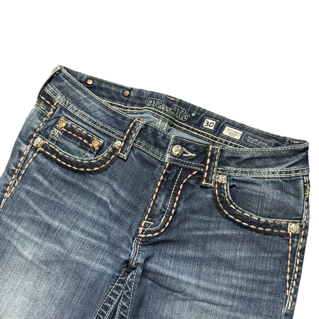 Miss me flared/bootcut low waist Women Designer jeans(w30)