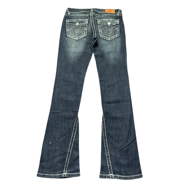 True Religion flared/bootcut low waist Women Designer jeans(w29)