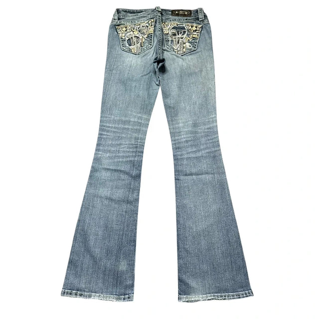 Miss me flared/bootcut low waist Women Designer jeans(w26)