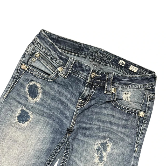 Miss me flared/bootcut low waist Women Designer jeans(w26)