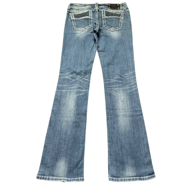 Miss me flared/Bootcut low waist Women Designer jeans(w30)