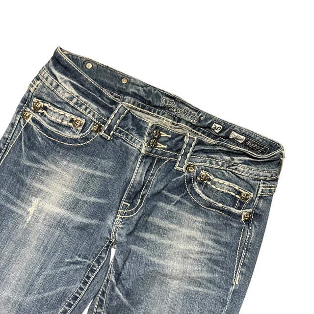 Miss me flared/Bootcut low waist Women Designer jeans(w30)