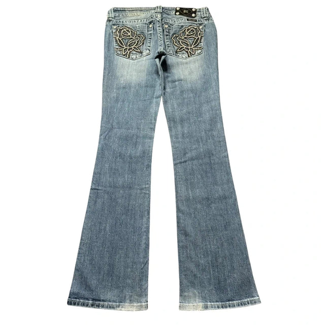 Miss me flared/bootcut low waist women Designer jeans(w29)